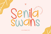 Senila Doodle Script Fonts, a Script Font by WhymoreArt (Thumbnail 1 of 10)