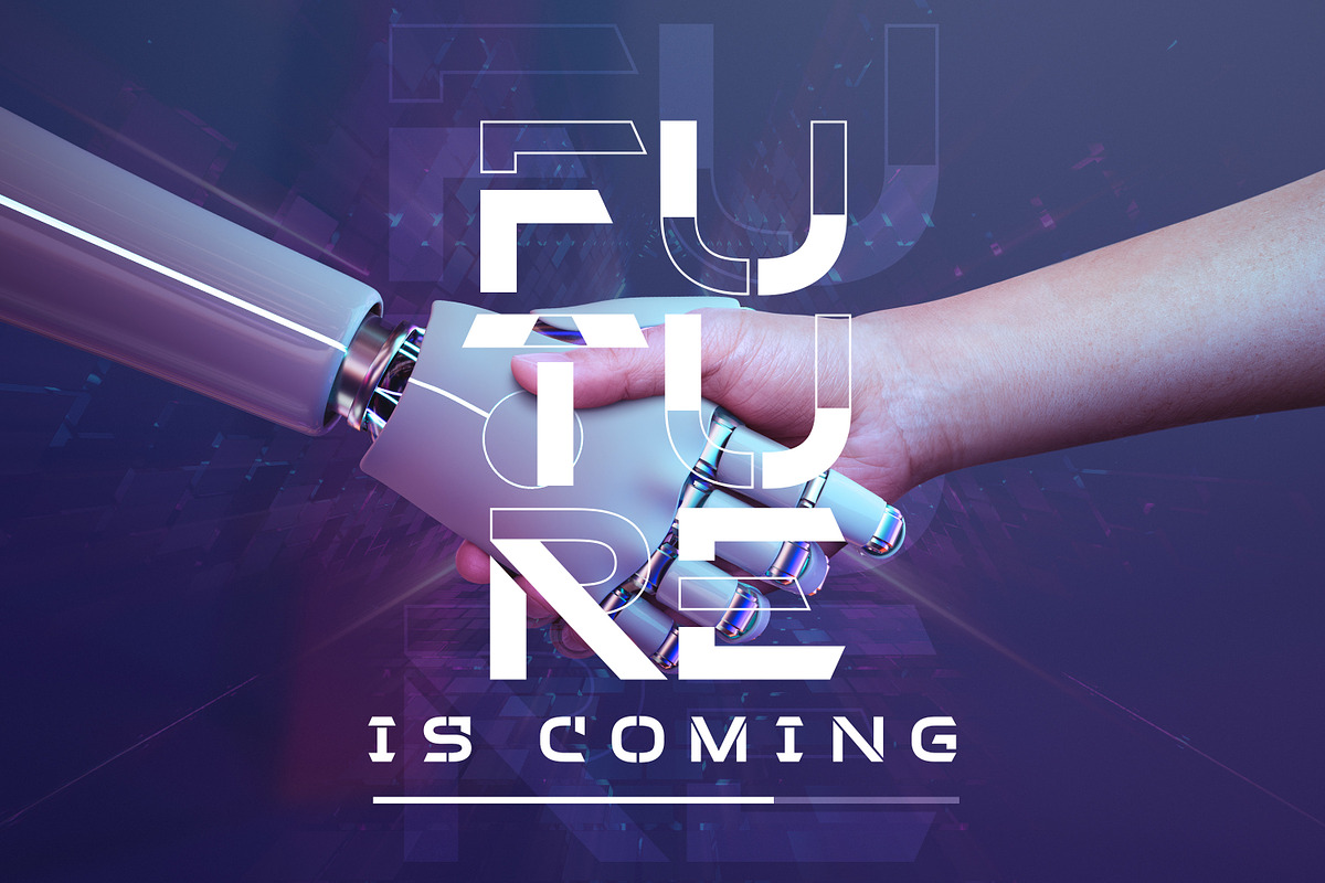 Neurock - A Futuristic Font, a Sans Serif Font by Almarkhatype (Photo 4 of 10)