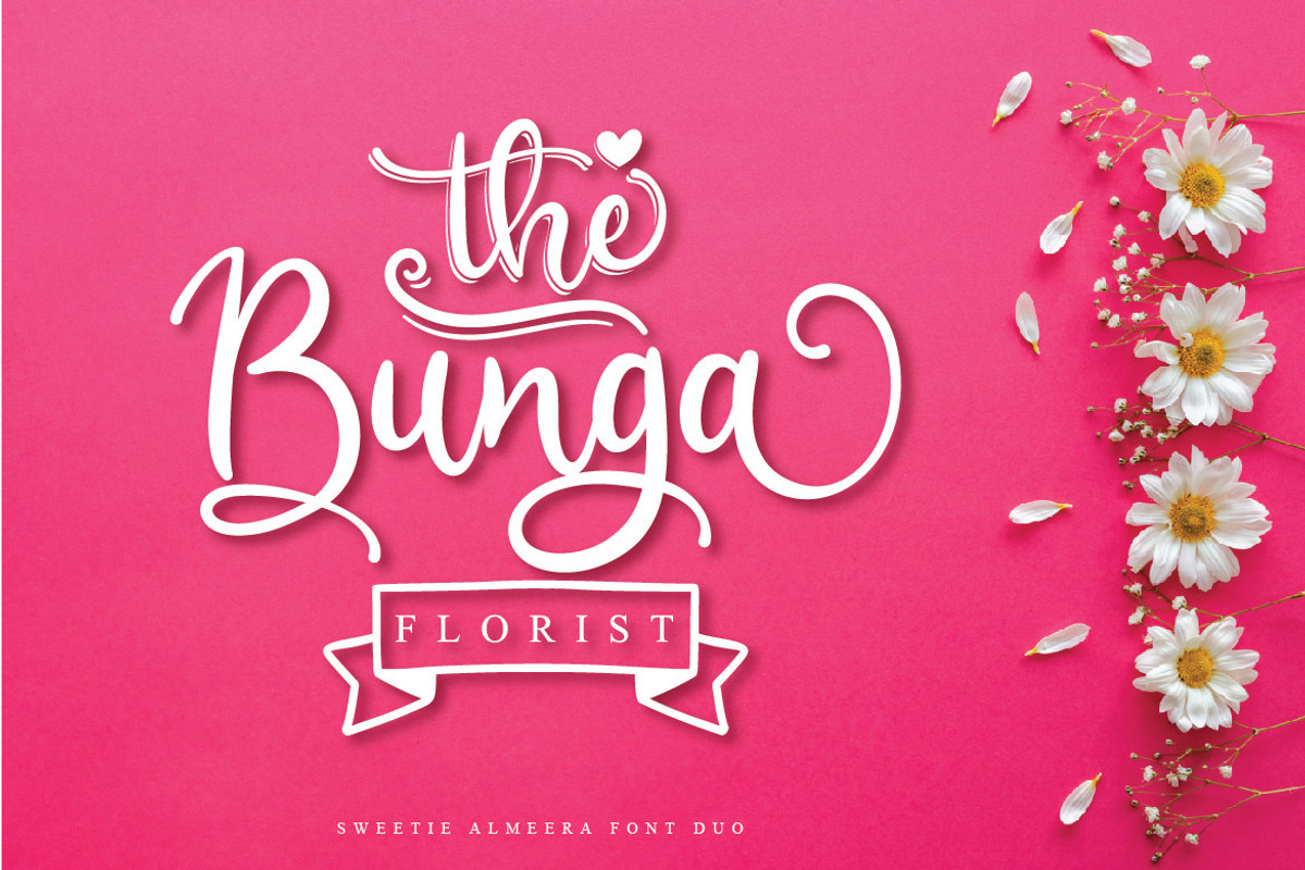 Sweetie Almeera Font Duo, a Script Font by Almeera Std (Photo 9 of 11)