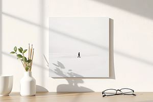 Square Wall Art Mockup, a Mockup by Creatif Foundry