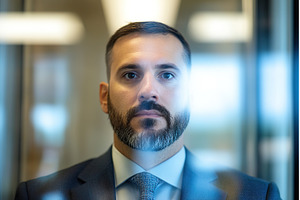 Confident Spanish Businessman Gaze, a Person Photo by Lermont51
