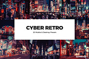 20 Cyber Retro Lightroom Presets, a Preset Add-On by SparkleStock (Thumbnail 1 of 9)
