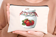 Strawberry Cottage Spring Watercolor, an Illustration by Digital Artistic99 (Thumbnail 9 of 11)