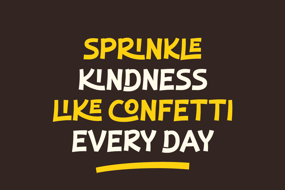 Brew – Bold & Fun Display Font, a Sans Serif Font by Typebae (Photo 4 of 8)