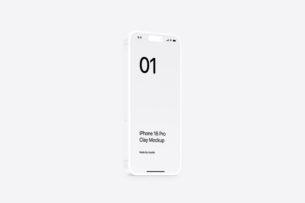 iPhone 16 Pro Clay - 24 Mockups, an iPhone Mockup by Asylab (Photo 40 of 58)