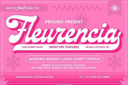 Fleurencia - 70's Adorable Script
