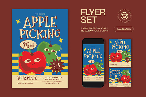 Apple Picking Flyer preview 4