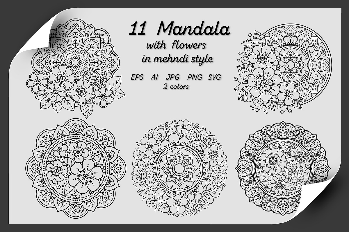Mandalas collection, a Decorative Illustration by Katika Shop (Photo 2 of 8)