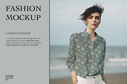 Fashion Editorial Pattern Mockup, a Shirt Mockup by Interior Mockup Co (Thumbnail 1 of 3)