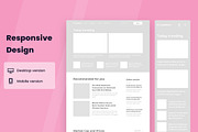 Crypto News Wireframe Website, a Wireframe Template by INSPR STD (Thumbnail 3 of 6)