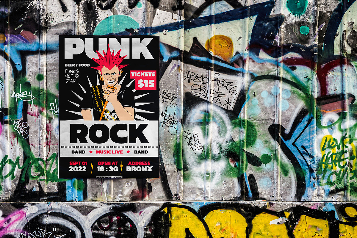 Mockup Poster Urban Pack 3, an Advertising Mockup by Alphaleonis_std (Photo 2 of 2)