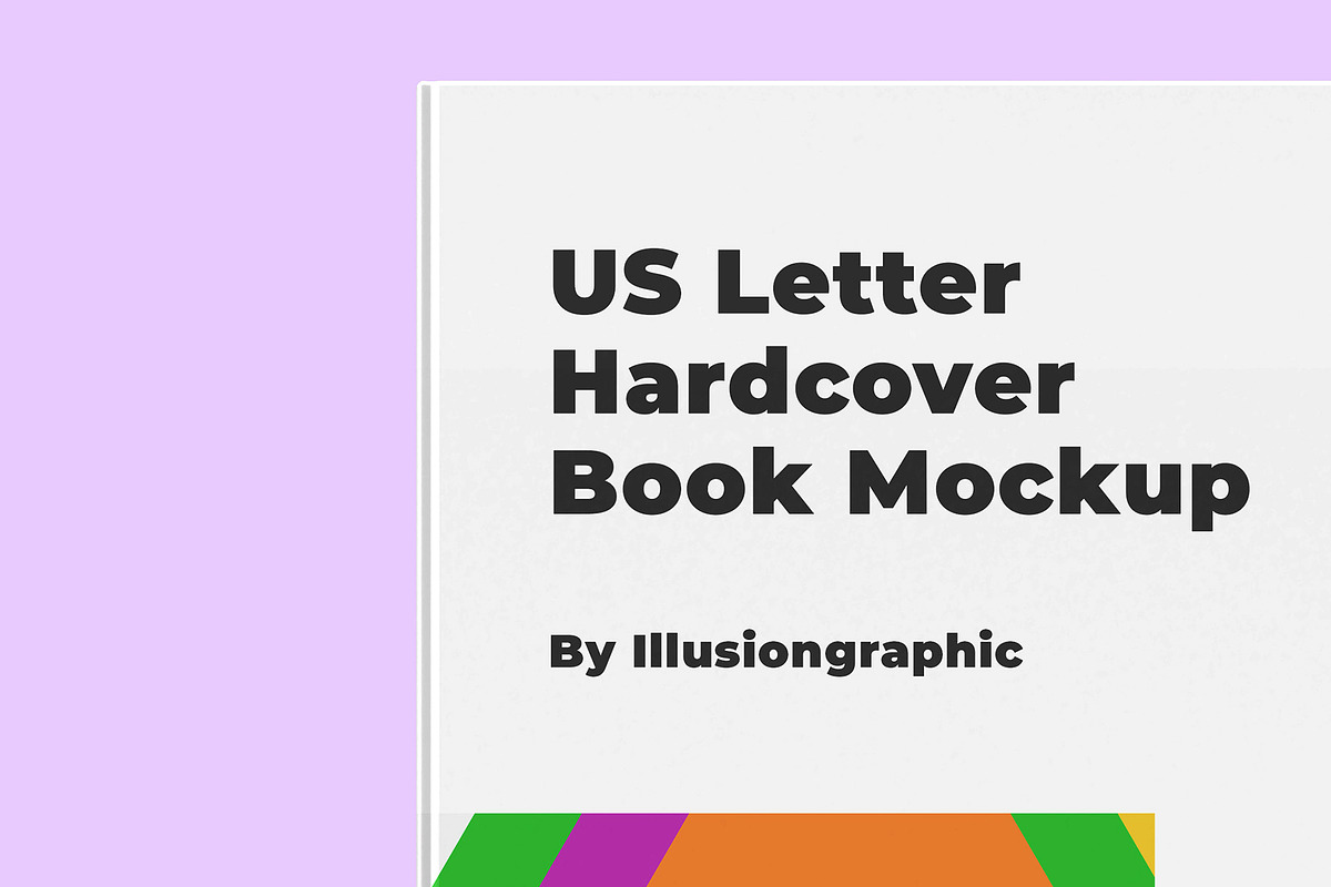 US Letter Hardcover Book Mockup, a Books & Magazine Mockup by Illusiongraphic (Photo 17 of 29)