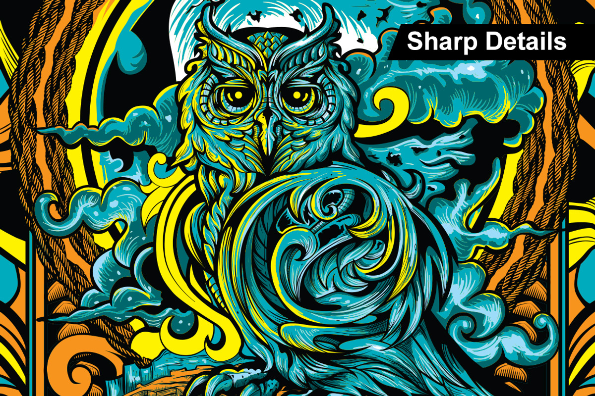 Mysterious Night Watcher, an Animal Illustration by 7divine (Photo 3 of 5)