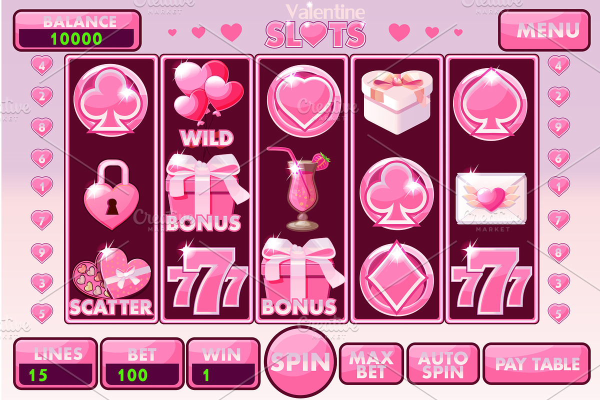 Interface slot machine style St, a Templates & Theme by BabySofja