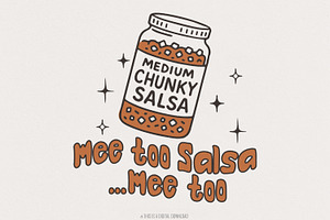 Funny Salsa Tee PNG, Chunky Salsa, an Illustration by SharpMarketplace