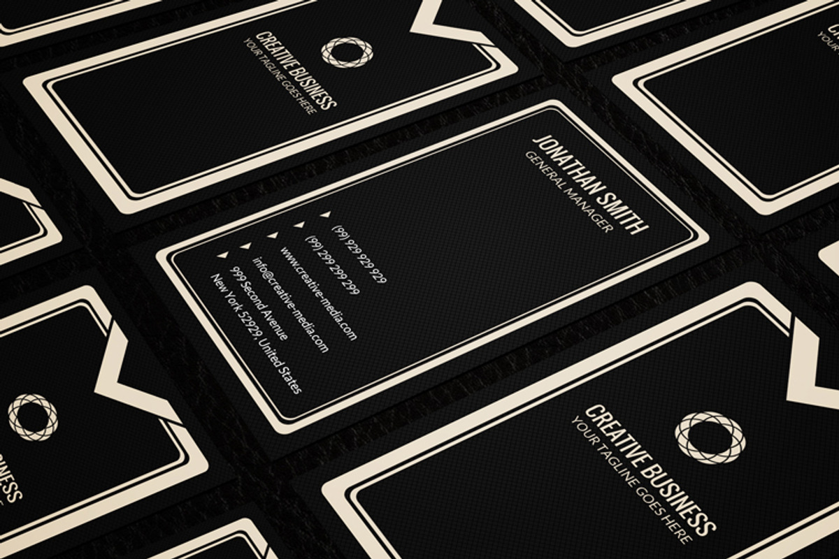 Luxury Business Card CM026, a Business Card Template by annozio (Photo 4 of 4)