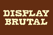 Display Brutal Font, a Serif Font by GG Design (Thumbnail 1 of 6)