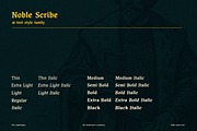 Noble Scribe – Editorial BlackLetter, a Blackletter Font by ALV_TypeFoundry (Thumbnail 5 of 18)