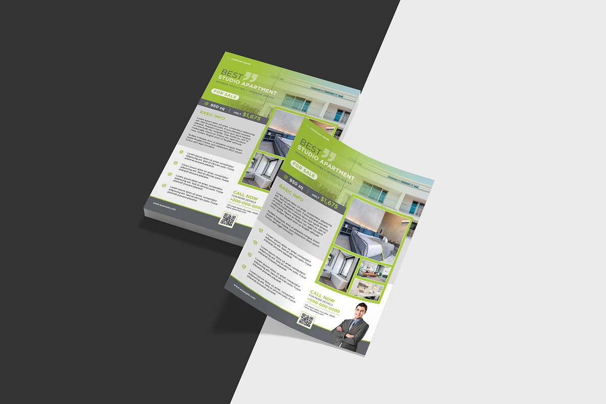 Real Estate Flyer Template, a Flyer Template by crazyOWL (Photo 3 of 4)