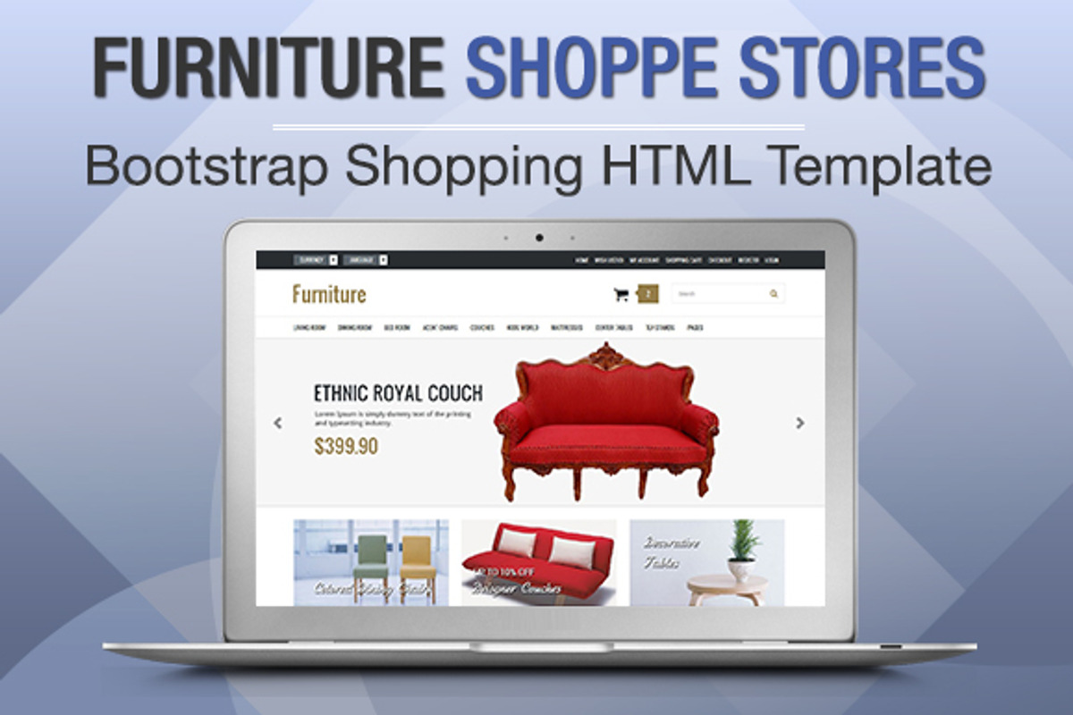 Furniture Shoppe Stores Bootstrap, a Bootstrap Template by Sainath Chillapuram
