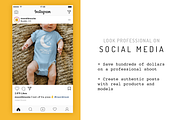 Baby Bodysuit Mockup, a Shirt Mockup by Moonlit Mocks (Thumbnail 4 of 6)