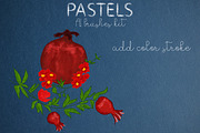 Pastel brushes kit for AI, a Brush Add-On by Leo Studio Design Lab (Thumbnail 7 of 7)