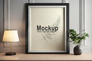 Photo Frame Mockup on the Table, an Advertising Mockup by 3djagan (Thumbnail 3 of 4)