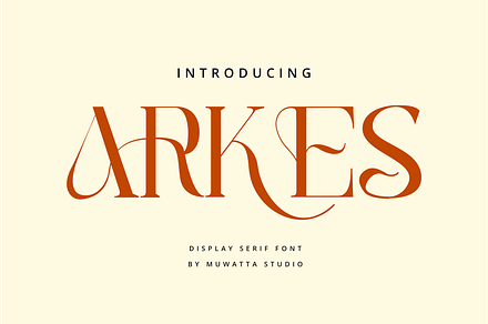 Arckes – The Grace of Tradition, a Serif Font by Muwatta Studio