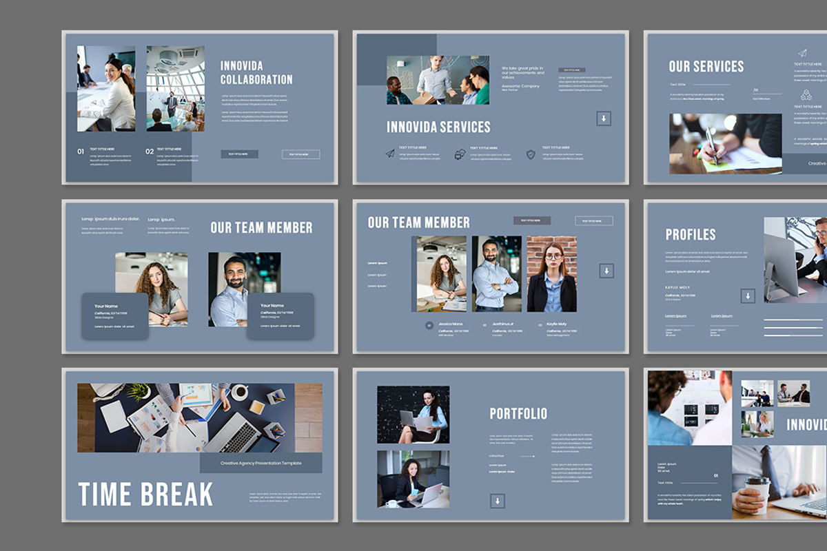 Innovida Presentation Template, a Presentation Template by Analogous Temp (Photo 3 of 5)