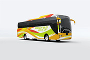 Coach Bus Mock-Up, a Product Mockup by DesignRushMarket (Thumbnail 5 of 7)