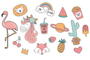 Beautiful patches, sticker, an Animal Illustration by Sumacj (Thumbnail 2 of 7)