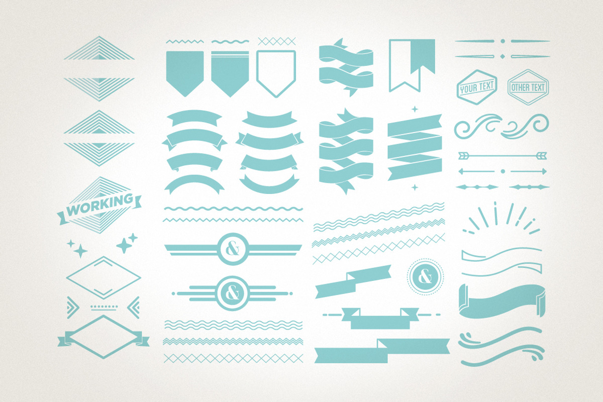 Labels & Decorative Vectors preview 3
