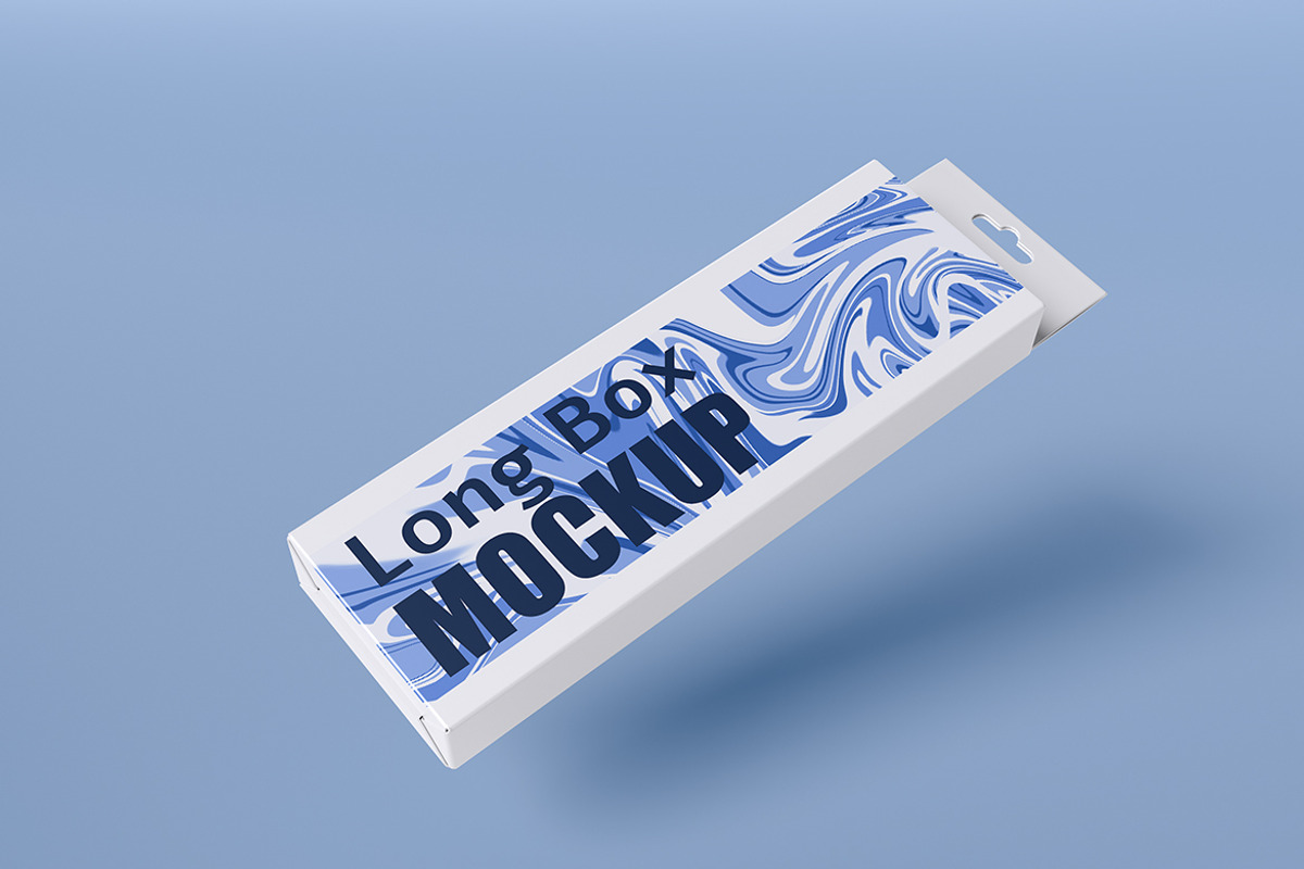 Long Box Mockup, an Advertising Mockup by xavier_studio