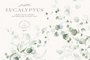 Watercolor Eucalyptus Green Floral, a Decorative Illustration by Veris Studio (Thumbnail 19 of 20)