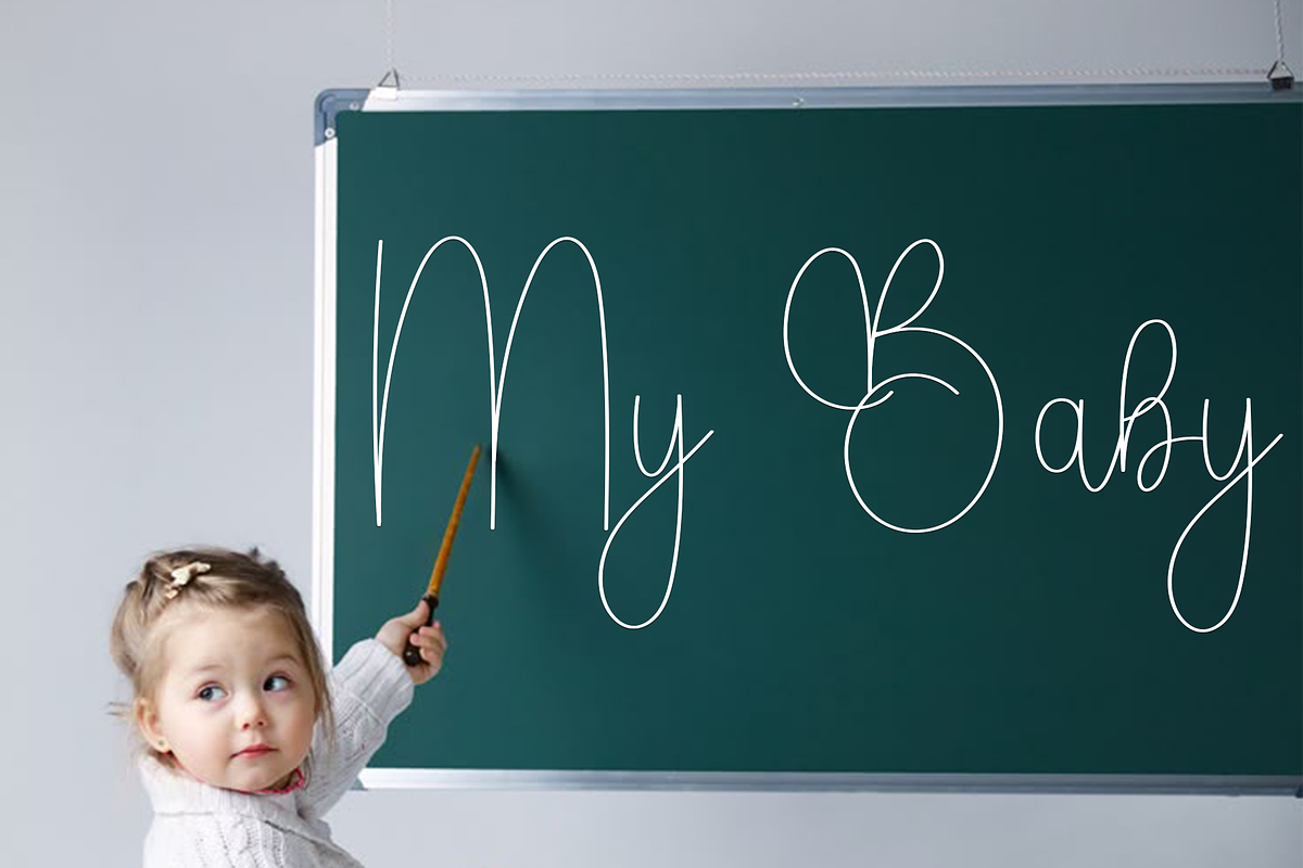 Birthday Graduation, a Handwritten Font by FreshTypeINK (Photo 6 of 8)