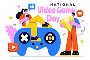 10 Video Game Day Illustration, a Sport Illustration by denayunebgt (Thumbnail 4 of 4)