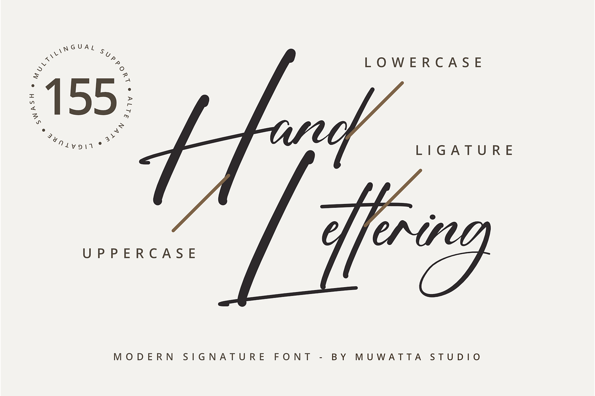 Sacrifice Modern Signature Font, a Script Font by Muwatta Studio (Photo 2 of 10)