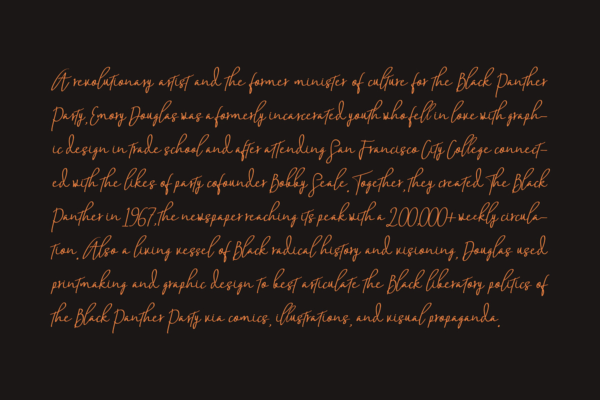 Samantha Handwriten, a Script Font by Rocket Template (Photo 6 of 10)