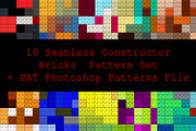 10 Constructor Bricks Patterns, a Palette Add-On by Kseniya-Omega (Thumbnail 1 of 5)