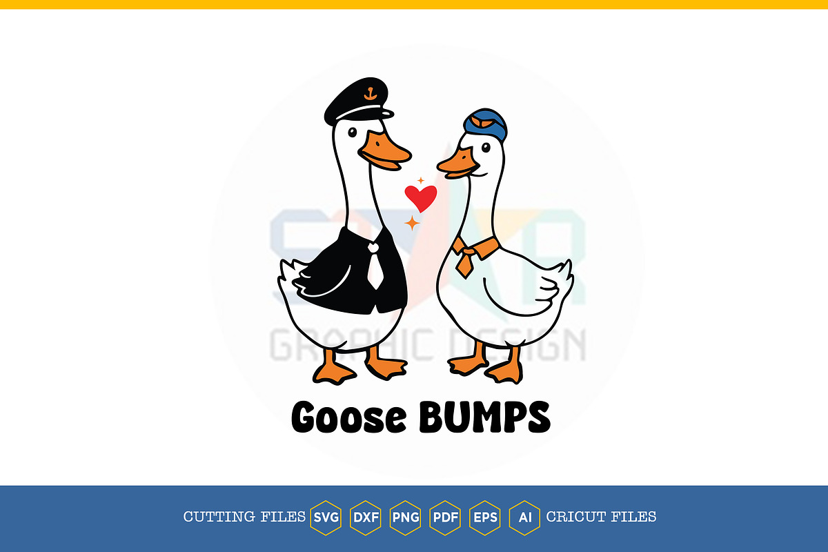 Goose Bumps SVG Funny Goose Digital, a Graphic by Star Graphic Design (Photo 2 of 9)