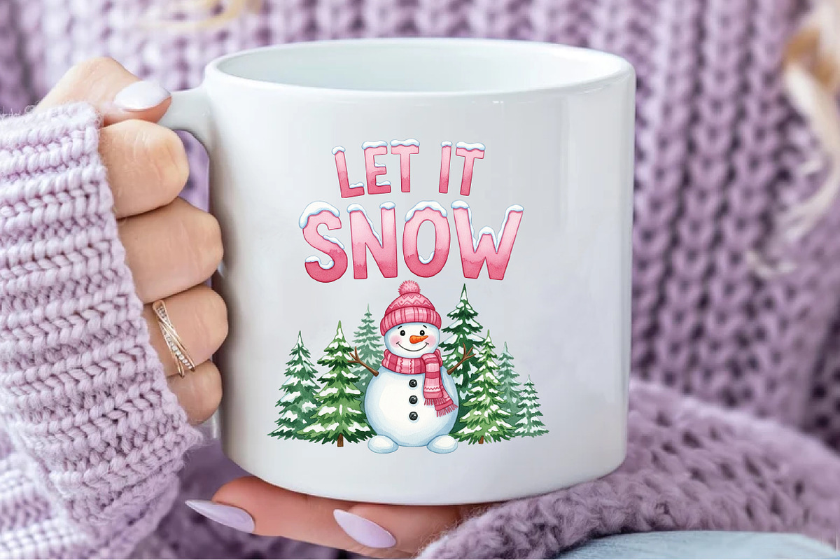 Christmas Let it Snow png, an Illustration by Designworld (Photo 5 of 5)