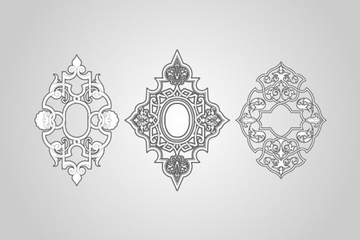 25 Renaissance Frames and Ornaments preview 4