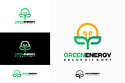 Set of Circle Green Energy Logo, a Branding & Logo Template by Lucky Creative (Thumbnail 3 of 5)