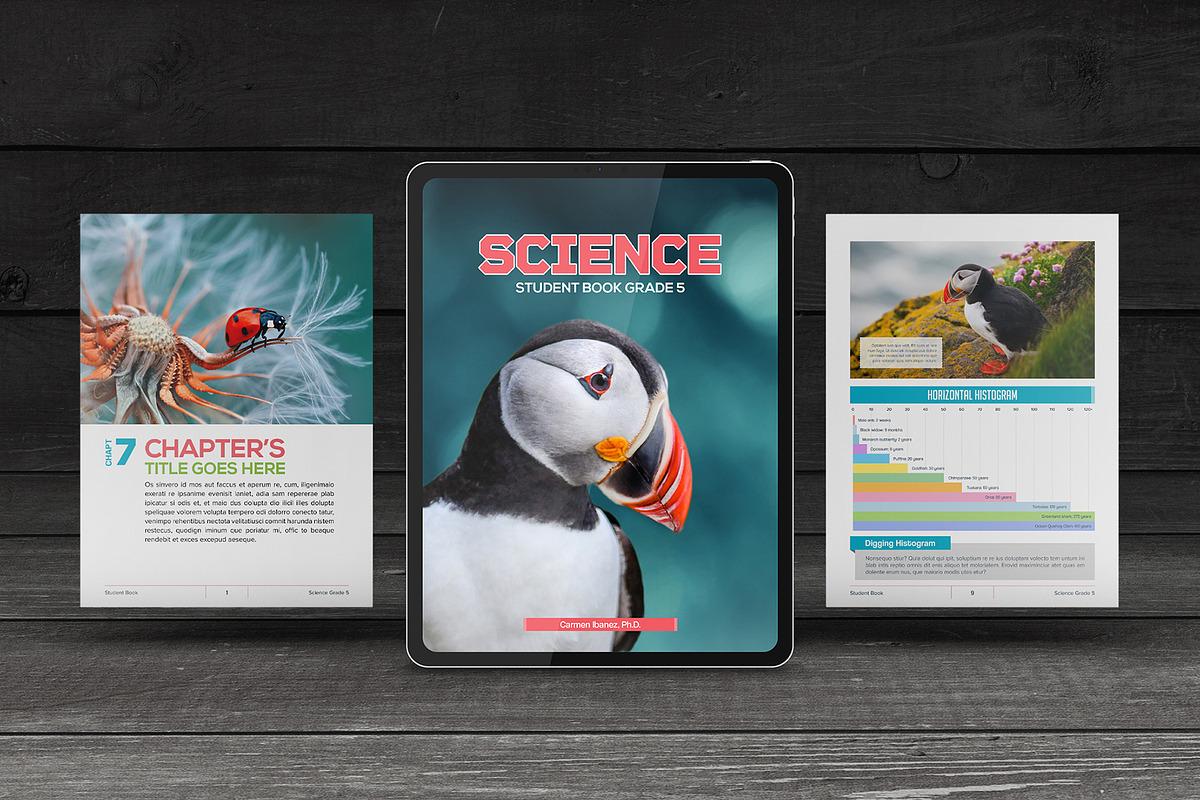 Science eTextbook Template 4.0 iPad, a Magazine Template by fisihsani (Photo 3 of 9)