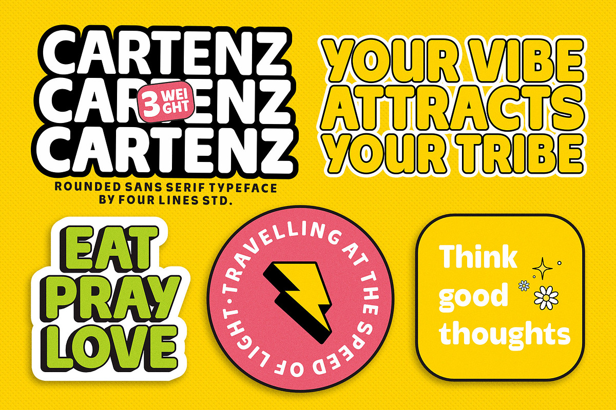 50% Cartenz – Sans Serif Font, a Sans Serif Font by Four Lines Std. (Photo 10 of 10)