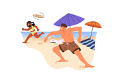 Father spending time with kids set, a Person Illustration by PaperTrident (Thumbnail 5 of 9)
