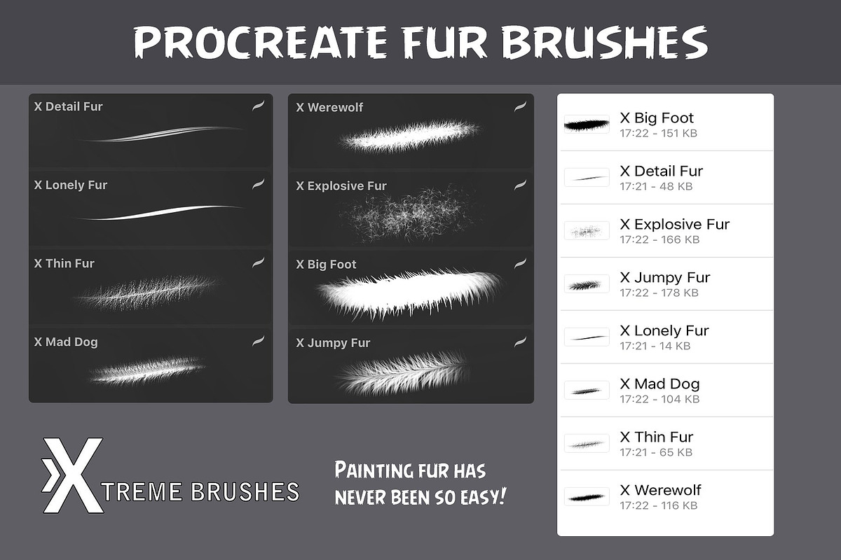 Procreate MEGA BUNDLE! (1K+ BRUSHES), a Brush Add-On by Extreme Brushes (Photo 26 of 47)