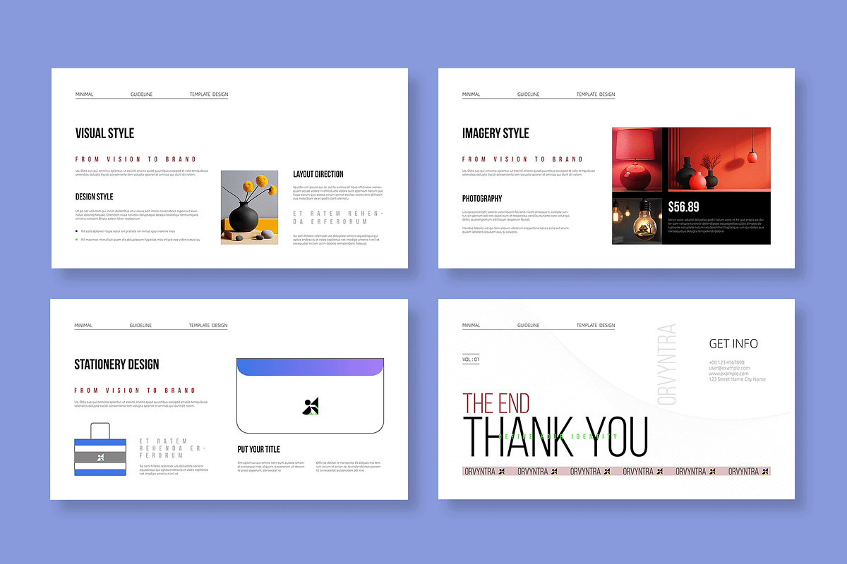 Modern Brand Guideline Presentation, a Presentation Template by MightyDesign (Photo 5 of 8)