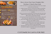 HOT DOG BAR MENU TEMPLATE, a Marketing Template by Daring Digies (Thumbnail 2 of 4)