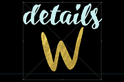 Gold Foil Alphabet Letters UPDATED, a Graphic by Jodi Van der Kruik (Thumbnail 6 of 6)